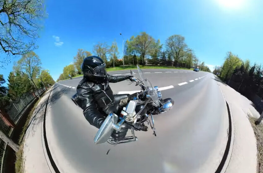 Honda SHADOW – Przejazd z kamerą Insta 360° ONE X2